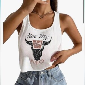 Not my first rodeo - crop tank